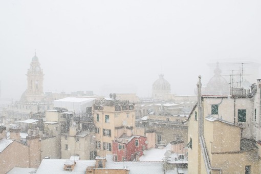 Allerta neve: nelle prossime ore Genova potrebbe imbiancarsi di nuovo