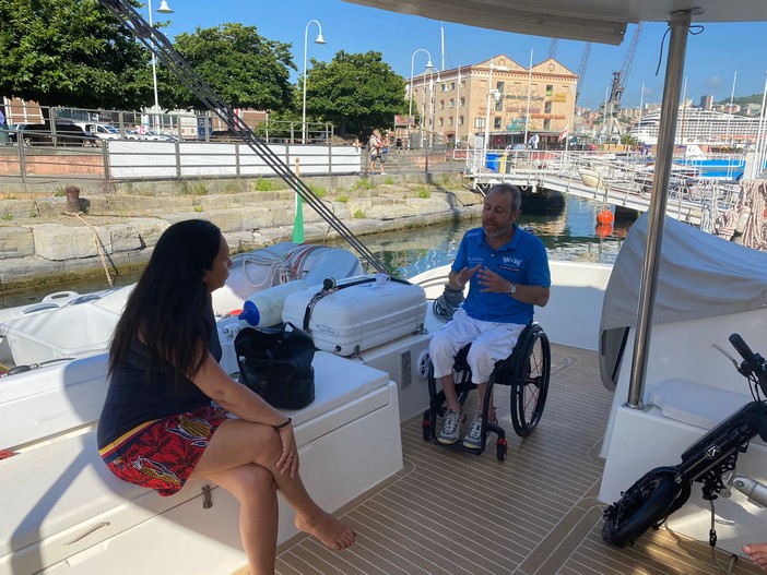 Nautica ed accessibilità per i disabili: Simonetta Cenci a colloquio con Andrea Stella (FOTO)