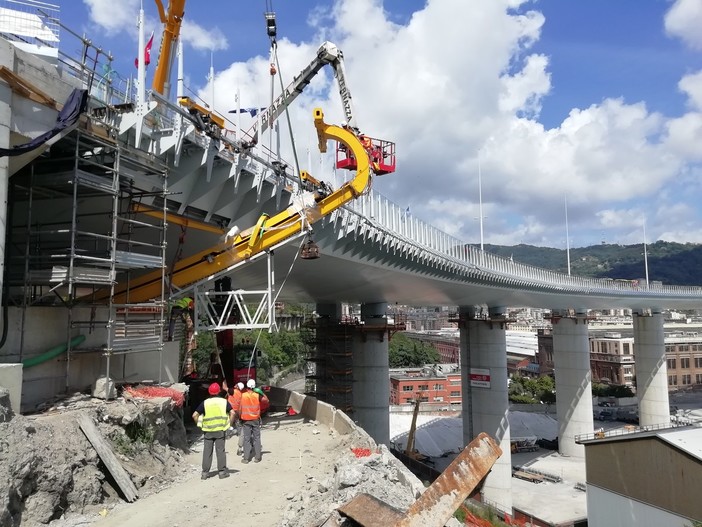 Iit e Camozzi: completati i robot per la sicurezza del nuovo ponte di Genova [FOTO]