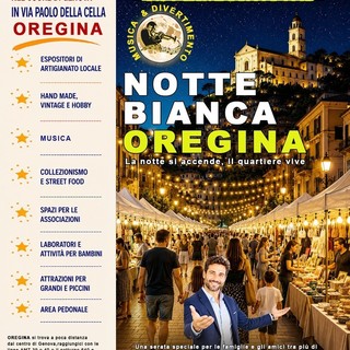 Artigianato, musica e street food, a Oregina arriva la grande "Notte Bianca"