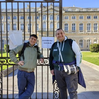 Nella foto a sinistra Nicola Appice (coordinatore RSU FIM Cisl Liguria in Acciaierie d’Italia) e Luca Pasquetti, RSU FIM Cisl Liguria in Ilva in AS