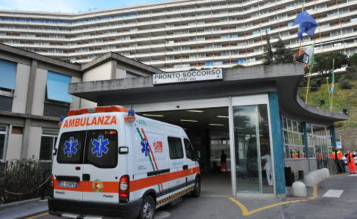 Ospedale San Martino: attualmente 4 ricoverati per Coronavirus, il 60enne proveniente da Savona è ora a Genova