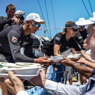 Ocean Race: Wind Whisper è la prima barca arrivata al Waterfront di Levante (Foto)