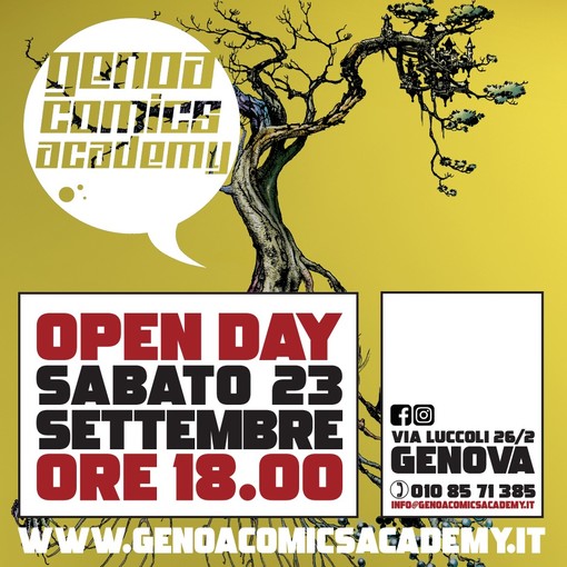 Genoa Comics Academy, al via i nuovi corsi della scuola di fumetto
