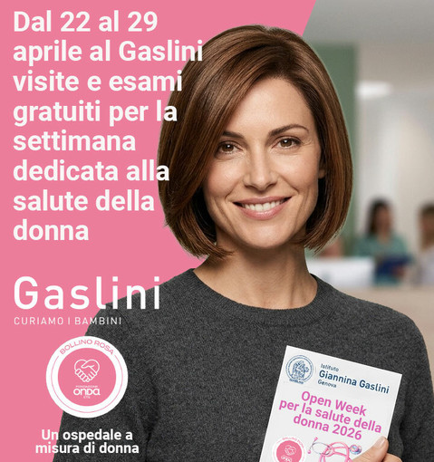 Al Gaslini gratuiti esami, visite e anche un webinar per la Open Week per la salute della donna Al Gaslini gratuiti esami, visite e anche un webinar per la Open Week per la salute della donna