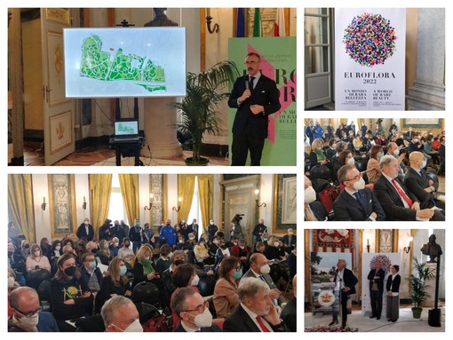 Euroflora, tutto pronto per l'edizione 2022, 300 espositori, giochi d'acqua e l'anteprima della 'Rosa di Genova&quot; (Foto e Video)