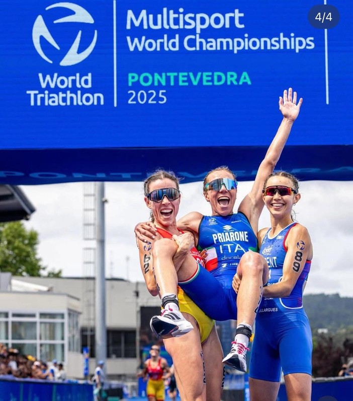 Giorgia Priarone campionessa del mondo di Duathlon Sprint: trionfo a Pontevedra per l’atleta del G.S. Aragno Giorgia Priarone campionessa del mondo di Duathlon Sprint: trionfo a Pontevedra per l’atleta del G.S. Aragno