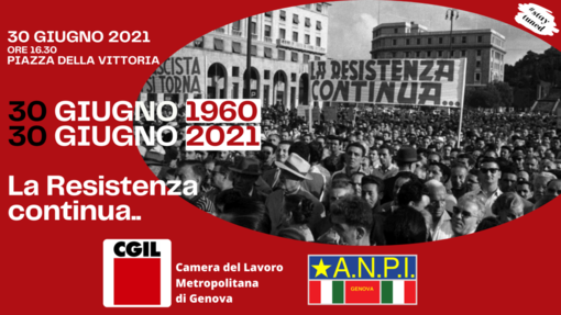 Manifestazione del 30 giugno: Genova in piazza per &quot;La Resistenza Continua...&quot;