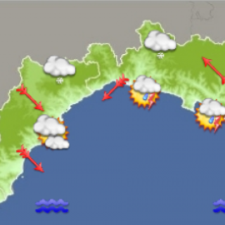 Meteo: giornata prevalentemente nuvolosa su genovese e Levante