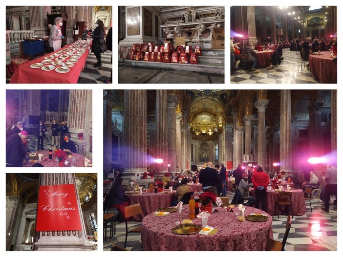 Pranzo di Natale con la comunità di Sant'Egidio, quest'anno distribuiti 12mila tra regali, pasti e buoni viveri (FOTO e VIDEO) Pranzo di Natale con la comunità di Sant'Egidio, quest'anno distribuiti 12mila tra regali, pasti e buoni viveri (FOTO e VIDEO)