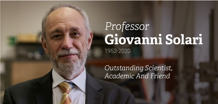 L'Università di Genova ricorda la scomparsa del Prof. Giovanni Solari con un evento speciale