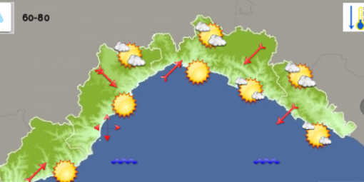 Meteo: continua il bel tempo su savonese e genovese, oggi prevista una giornata soleggiata
