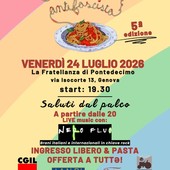 A Pontedecimo torna la Pastasciutta Antifascista A Pontedecimo torna la Pastasciutta Antifascista