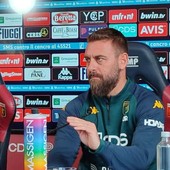 Il Genoa riparte dalla sosta, De Rossi: “Ci serviva per lavorare. Ora un passo avanti su quello che chiedo” Il Genoa riparte dalla sosta, De Rossi: “Ci serviva per lavorare. Ora un passo avanti su quello che chiedo”