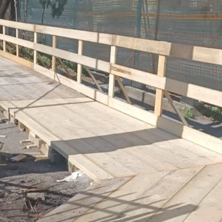 Metro Brin-Canepari, pronta la passerella pedonale in via Ariosto: l'apertura nelle prossime ore Metro Brin-Canepari, pronta la passerella pedonale in via Ariosto: l'apertura nelle prossime ore