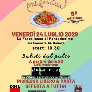 A Pontedecimo torna la Pastasciutta Antifascista A Pontedecimo torna la Pastasciutta Antifascista
