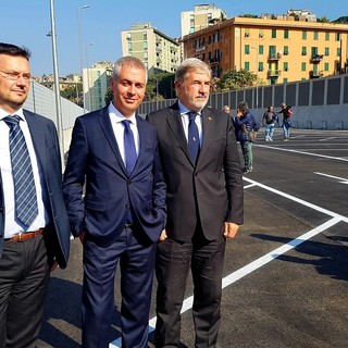 Consegnato alla città il nuovo parcheggio di interscambio al Campasso