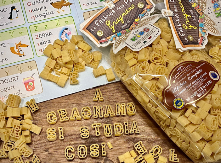Nasce a Gragnano il primo alfabeto completo della pasta IGP