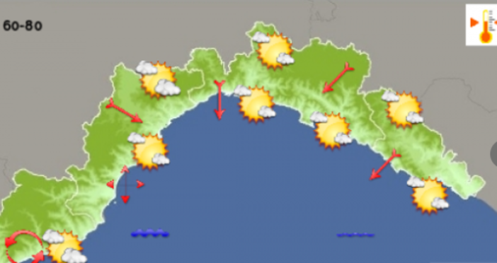 Meteo: prosegue il bel tempo sul genovese con un'altra giornata soleggiata Meteo: prosegue il bel tempo sul genovese con un'altra giornata soleggiata