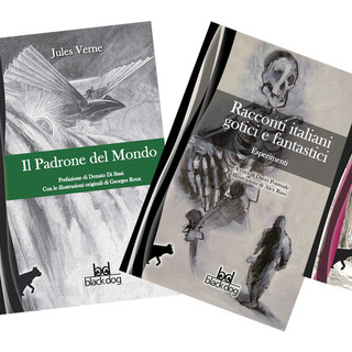 Nella foto: un minimo campionario di pubblicazioni dal catalogo Black Dog