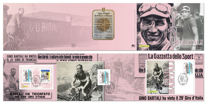 Poste Italiane e La Gazzetta dello Sport insieme per celebrare il campione di ciclismo Gino Bartali
