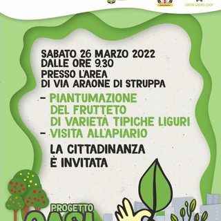 Struppa, domani la piantumazione del frutteto gestito dall'associazione TrashTeam