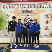 Arti marziali, Pro Recco Karate protagonista a Follonica, podio per Nicola Milano e Camilla Viacava Arti marziali, Pro Recco Karate protagonista a Follonica, podio per Nicola Milano e Camilla Viacava