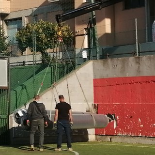 Iniziati i lavori per il restyling completo del campetto del Cep