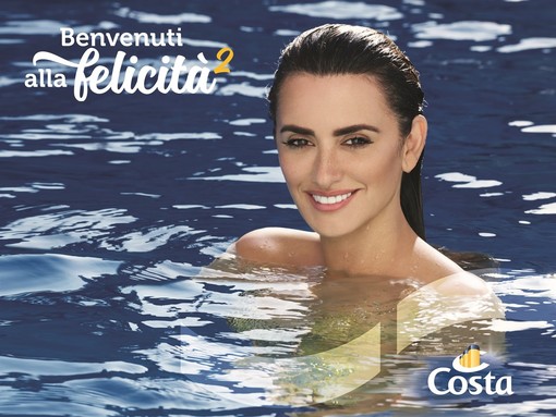 Penélope Cruz testimonial per Costa Crociere Penélope Cruz testimonial per Costa Crociere