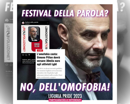 Festival della Parola, al dibattito a tema LGBTQIA+ anche Pillon. LiguriaPride: “Senza associazioni non è un confronto, cancellare l’incontro” Festival della Parola, al dibattito a tema LGBTQIA+ anche Pillon. LiguriaPride: “Senza associazioni non è un confronto, cancellare l’incontro”