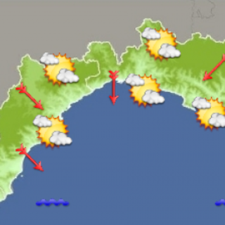 Meteo: giornata caratterizzata da cielo nuvoloso su genovese e Levante
