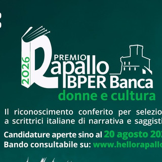 Premio Rapallo BPER Banca 2026, aperte le candidature per la quinta edizione