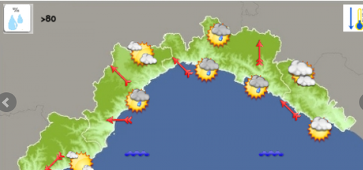 Meteo: giornata con possibili rovesci sul genovese