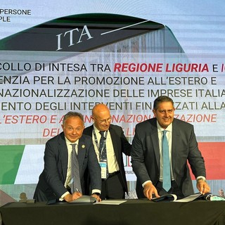 Expo Dubai, firmato protocollo tra Regione e agenzia Ice per la promozione delle imprese liguri nel mondo