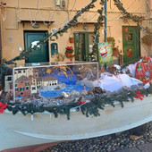 Il presepe di Boccadasse. Foto Laura Parodi