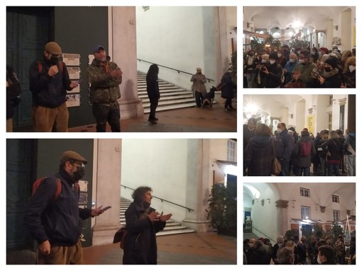 Scontri di piazza Corvetto, dopo la condanna presidio antifascista al Ducale, gli avvocati: &quot;Sentenza ingiusta, faremo appello&quot; (FOTO e VIDEO)