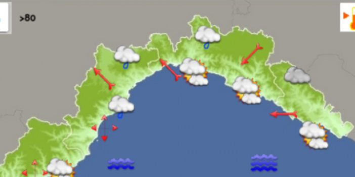 Meteo: sarà un lunedì 28 settembre nuvoloso su savonese e genovese