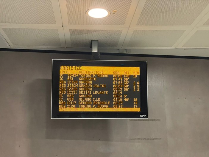 Treni, mattinata di disagi sulla linea ferroviaria Recco-Genova: circolazione sospesa per un pino caduto Treni, mattinata di disagi sulla linea ferroviaria Recco-Genova: circolazione sospesa per un pino caduto