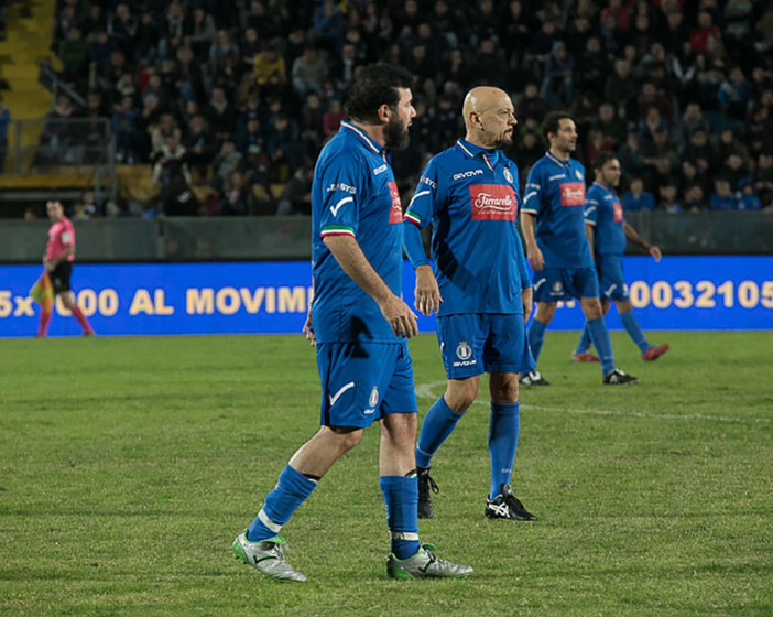 Immagine tratta dal sito ufficiale della Nazionale Cantanti (foto di Luca Brunetti)