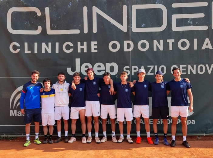 Le due formazioni del Park Genova scese in campo l'una contro l'altra