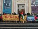 Davanti a Palazzo Ducale per rivendicare i diritti dei palestinesi