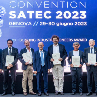 Convention Satec 2023: consegnati i riconoscimenti della XXXIIesima edizione del premio Pionieri della Nautica Convention Satec 2023: consegnati i riconoscimenti della XXXIIesima edizione del premio Pionieri della Nautica