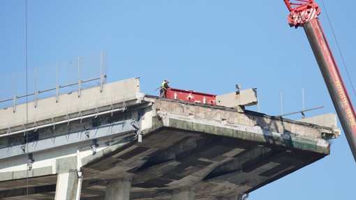 Ponte Morandi: depositato piano di demolizione della pila est