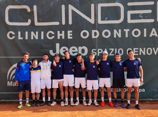 Le due formazioni del Park Genova scese in campo l'una contro l'altra