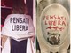 'Pensati Libera', la frase scelta da Chiara Ferragni su un muro del centro storico di Genova