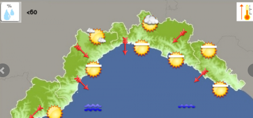 Meteo: giornata soleggiata su genovese e levante