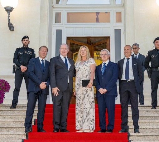 Al Casinò di Sanremo cena con la partecipazione di S.A.S. il Principe Alberto II di Monaco