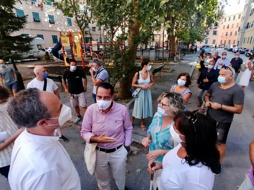 Pandolfo e Sansa in visita alla Media Val Bisagno: "Messa in sicurezza dei rivi e investimenti per riqualificare il quartiere"