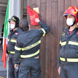 I pompieri genovesi ricordano i colleghi Bruno Canepa e Giovanni Mantero
