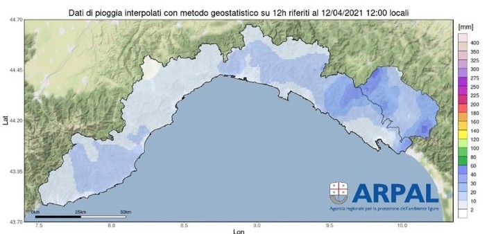 Arpal emana una nuova allerta per pioggia: zona gialla solo a Levante